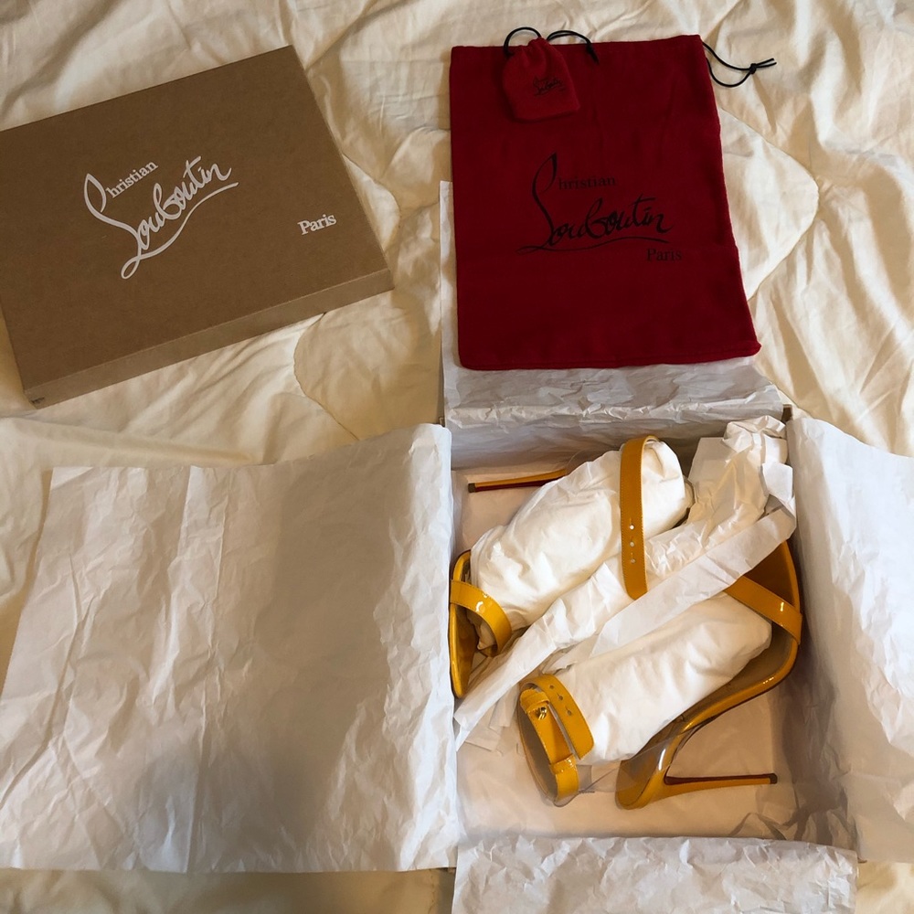 Christian Louboutin Jonatina 100 Yellow